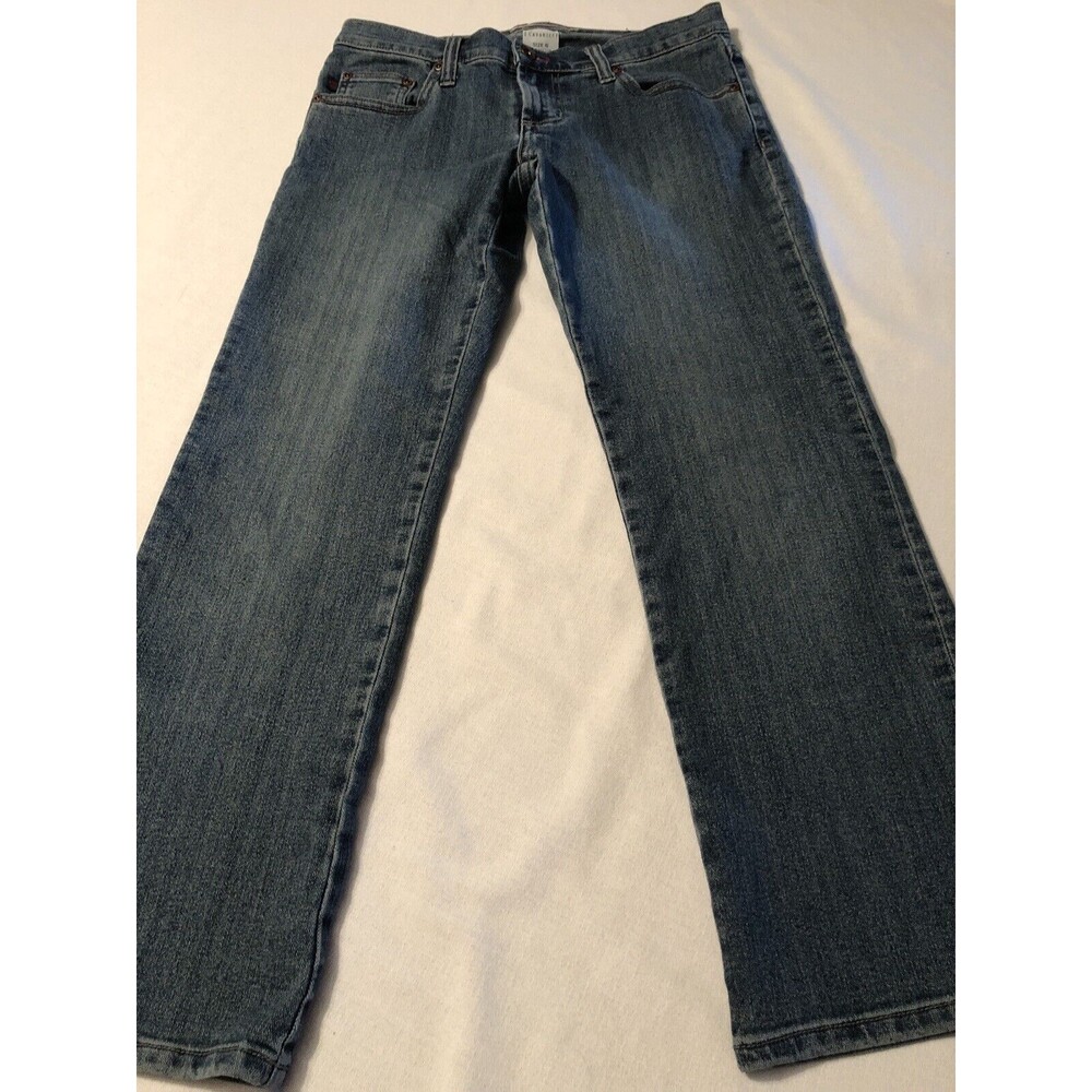 Z. Cavaricci Women's Jeans Distresses Stretch Straight Leg Jr. Size 5 X 27